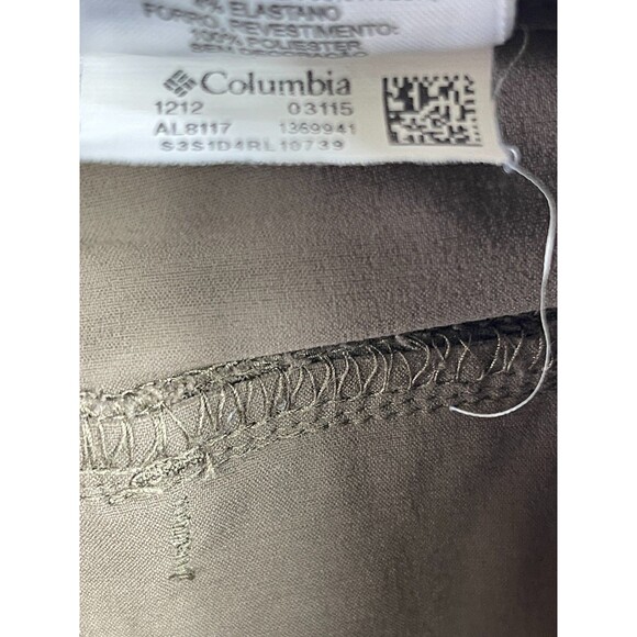 Columbia Sportswear Omni-Shield Hiking Pants Womens 6 Green Stretch Outdoor - Picture 10 of 15